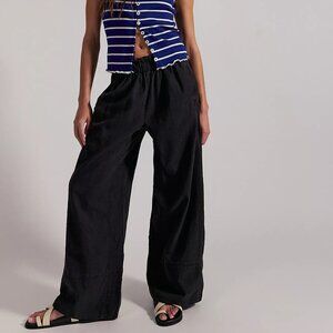 Day's End Linen Pull-On Pants